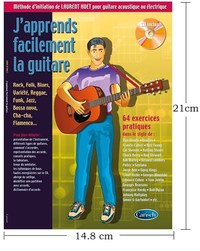 Image de J'APPRENDS FACILEMENT LA GUITARE - VERSION POCHE - RECUEIL + ENREGISTREMENT(S) EN LIGNE