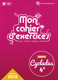 Picture of Cahier d'exercices Français 4e