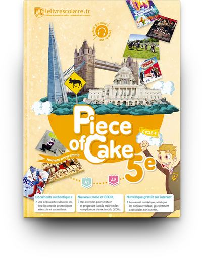 Picture of Anglais 5e - Piece of Cake, édition 2017