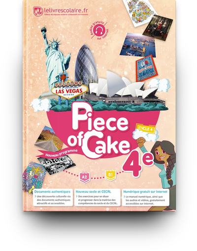 Picture of Anglais 4e - Piece of Cake, édition 2017