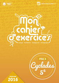 Picture of Cahier d'exercices Français 5e