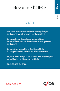 Picture of Revue de l'OFCE N° 188 (2025/1)