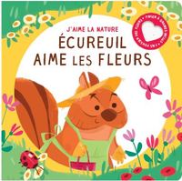 Picture of Ecureuil aime les fleurs