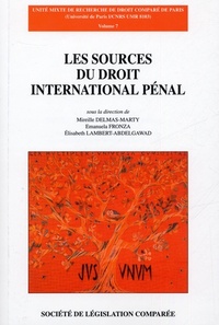 Image de LES SOURCES DU DROIT INTERNATIONAL PÉNAL