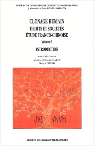 Picture of CLONAGE HUMAIN - DROITS ET SOCIÉTÉS : ÉTUDE FRANCO-CHINOISE