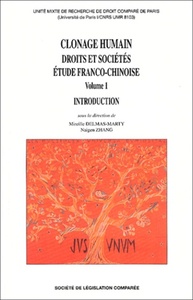 Picture of CLONAGE HUMAIN - DROITS ET SOCIÉTÉS : ÉTUDE FRANCO-CHINOISE
