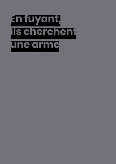 Picture of En fuyant ils cherchent une arme