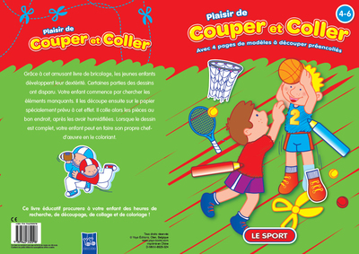 Picture of SPORT (LE) couper et coller 4-6 ans