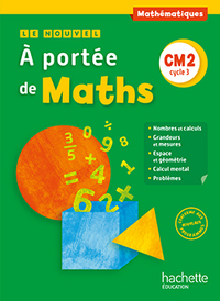 Image de Le Nouvel A portée de maths CM2 - Livre élève - Ed. 2016