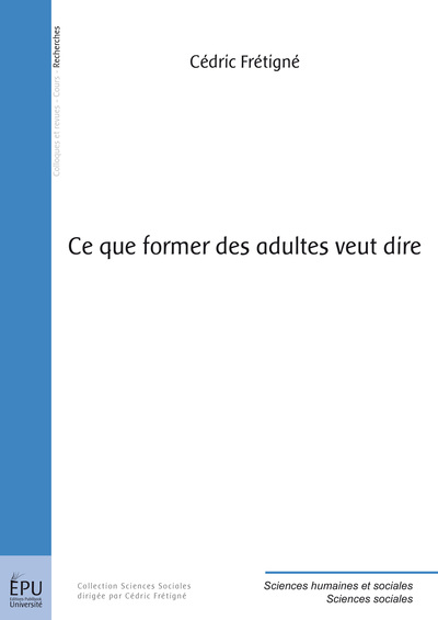 Picture of Ce que former des adultes veut dire