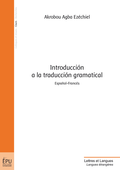 Picture of Introducción a la traducción gramatical - español-francés