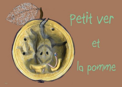 Image de Petit ver et la pomme