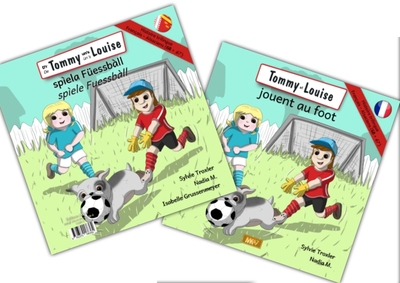Image de Tommy et Louise jouent au foot (FR / Alsacien)