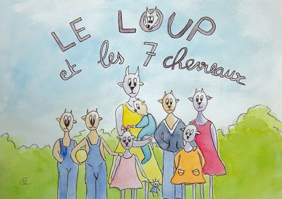 Image de Le loup et les 7 chevreaux