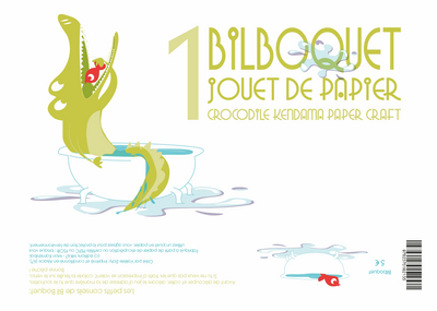 Image de Bilboquet Crocodile (Papertoy)