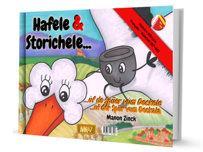Image de Hafele & Storichele à la recherche du Deckele (Livre BILINGUE ALSACIEN)