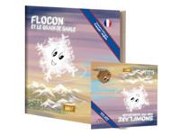 Picture of Flocon et le grain de sable / Snowflake and the sandgrain (Français-Anglais)