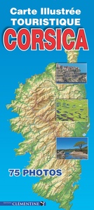 Picture of Carte illustrée touristique Corse