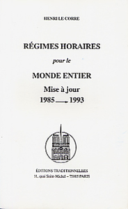 Image de RéGIMES HORAIRES POUR LE MONDE