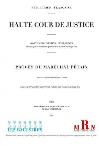 Picture of Procès du Maréchal Pétain