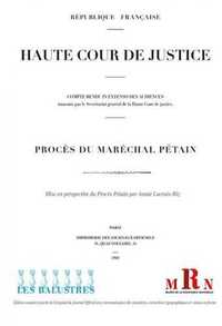 Picture of Procès du Maréchal Pétain