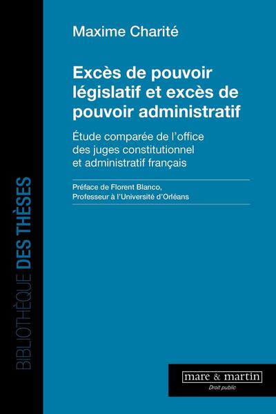 Picture of Excès de pouvoir législatif et excès de pouvoir administratif