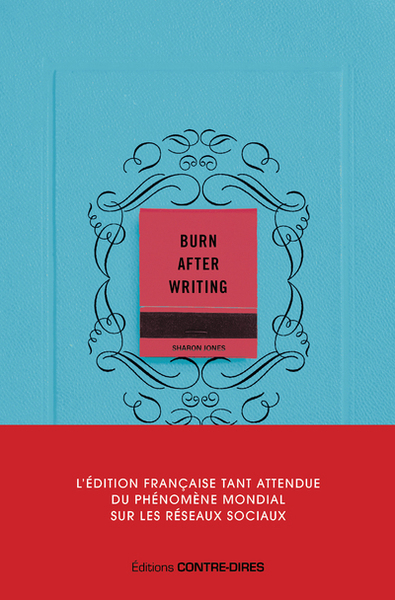 Image de Burn after writing (Bleu) - L'édition française officielle