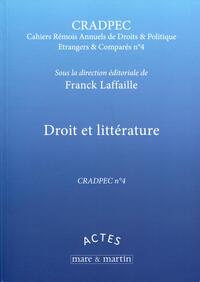 Picture of Droit et littérature - CRADPEC n°4