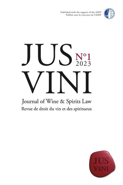 Picture of JUS VINI Journal of Wine et Spirits Law - N°1/2023