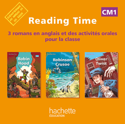 Image de Reading Time CM1 - CD audio classe des 3 ouvrages - Edition 2012
