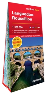 Picture of Languedoc-Roussillon 1/330.000 (carte grand format laminée)