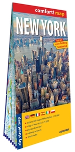 Picture of New York 1/75.000, 1/15.000 (carte grand format laminée - plan de ville)