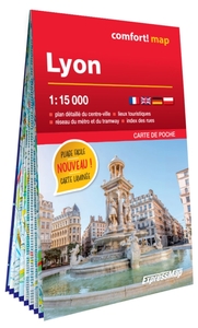 Picture of Lyon 1/15.000 (carte laminée format poche - plan de ville)