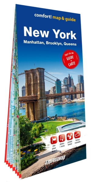 Picture of New York 1/70.000, 1/15.000 (map&guide XL / carte et guide XL, laminée - plan de ville)