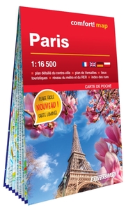 Picture of Paris 1/16.500 (carte laminée format poche - plan de ville)