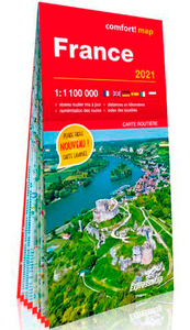 Image de France 2021 1/1M (Carte Grand Format Laminée)
