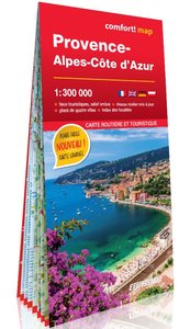 Image de Provence-Alpes-Côte d'Azur 1/300.000 (carte grand format laminée)