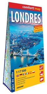 Picture of Londres 1/17.500 (carte grand format laminée - plan de ville)