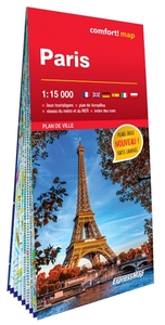 Picture of Paris 1/15.000 (carte grand format laminée - plan de ville)