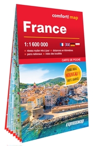 Image de France 1/1.600.000 (carte format poche laminée)