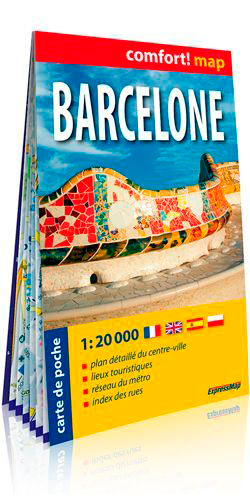 Picture of Barcelone 1/20.000 (carte poche format laminée - plan de ville)