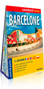 Picture of Barcelone 1/20.000 (carte poche format laminée - plan de ville)