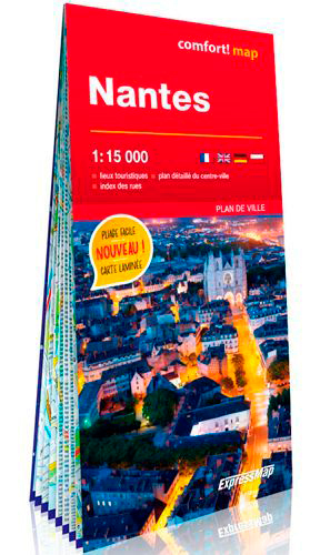 Picture of Nantes 1/15.000 (Carte Laminée Grand Format)