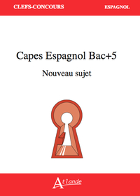 Image de CAPES Espagnol Bac+5 Nouveau sujet