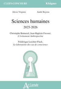Picture of Sciences humaines 2025-2026