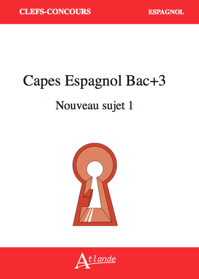 Picture of CAPES Espagnol Bac+3 Nouveau sujet 1