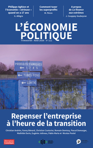 Image de L'Economie politique - N° 111 Repenser l'entreprise à l'heure de la transition