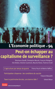 Picture of L'Economie politique - N° 94 Peut-on échapper au capitalisme de surveillance ?