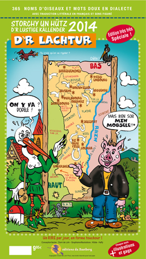 Image de Calendrier "Storchy un Hütz" - D'r Lustige Kàllender 2014