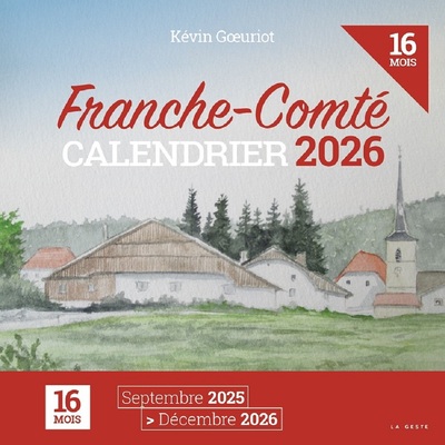 Image de CALENDRIER 2026 - 16 MOIS - FRANCHE-COMTE